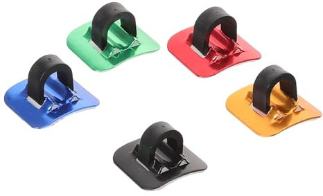 Mipcase 5pezzi Fissaggio Deragliatore con Base Clip per Curve e Piane Resistente e Facile Installare