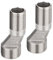 Raccords de robinet muraux en acier 50 mm/65 mm Adaptateur d'extension de robinet Adaptateur d'installation murale Installation rapide