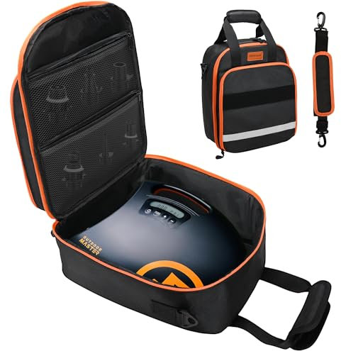 CROTIRAD Shoulder Strap Sup Pump Bag Compatible with OutdoorMaster The Shark/The Dolphin SUP Pump, Paddle Board Pump Bag Fits Most Sup Air Pump, Black