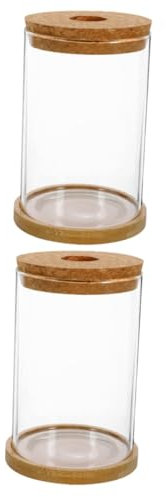 Cabilock 2 Juegos De Terrarios De Vidrio con Dispositivo De Riego para Plantas Maceta De Almacenamiento Multifuncional