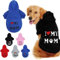 ZYPAINIY Basic Hundejacke Hunde Kapuzenpullover weicher und Warmer Hunde Kapuzenpullover mit Loch für die Leine und Tasche Wintermantel für Kaltes Wetter Kleidung für XS-9XL Hunde