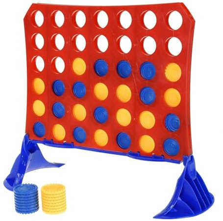KERTOY Kids Board Games - Family Board Games for Children, Teenagers & Adults - Classic Board Games for Girls & Boys - 2+ Players, Age 3+ (Connecting Row)