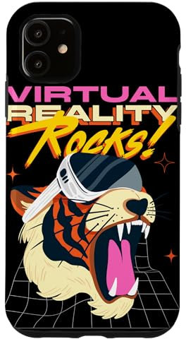 Hülle für iPhone 11 „Roaring in VR: Tigers virtuelles Abenteuer