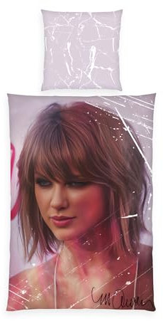 Herding Bettwäsche Swiftie Collection by Sid Maurer, Kopfkissenbezug ca. 80 x 80 cm, Bettbezug ca. 135 x 200 cm, Mit Reißverschluss und Wendemotiv, 100% Baumwolle/Renforcé