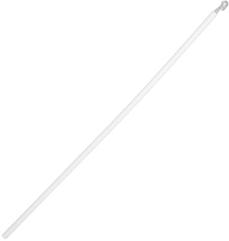 Veemoon Extra Long Vertical Blind Wand Replacement 60cm with Hook - White Venetian Blind Tilt Rod for Control - for Your Home Curtains and Blinds