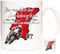 Motorbike Racing Gift Mug. TT Races Ceramic 11oz Coffee Mug. Dishwasher and Microwave Safe. You May Think I Am Listening to You But in My Head I Am Winning The Race
