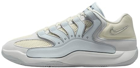 Nike KD 18 Men's Basketball Shoe, Pure Platinum/Summit White/Summit White/Wolf Grey, 9.5 UK