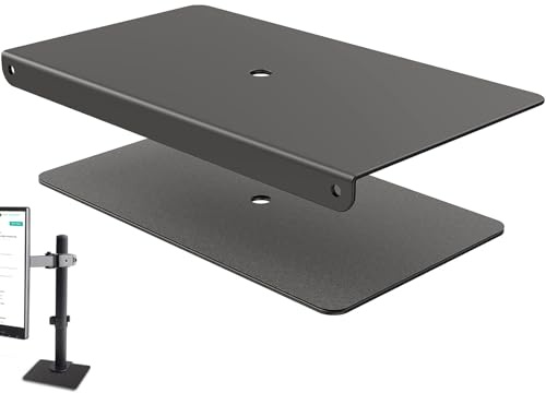 Stahlhalterplatte - Schreibtischklemmadapter, Monitorhalterungsverstärkung | Fragile Top-Stütze, Verstärkung des C-Clamp-Stabilisators, Oberflächenbefestigungswerkzeug, Bildschirmarmhalterungs-Hardwar