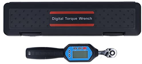 QWUUYEC Digitaler Drehmomentschlüssel 1/4 Zoll 30Nm, 3 Messmodi, 72 Zähne - Präzise Anzeige, Duales Alarmsystem, Vielseitig für Mechaniker und Heimwerker
