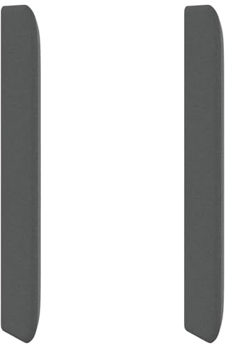 vidaXL Kopfteil Ohr Grau 80 x 16 x 4 cm Stoff, Moderner Schlafzimmer-Stil, einfache Eleganz, robuster Stoff-Kopfteil, entspannender Rückzugsort