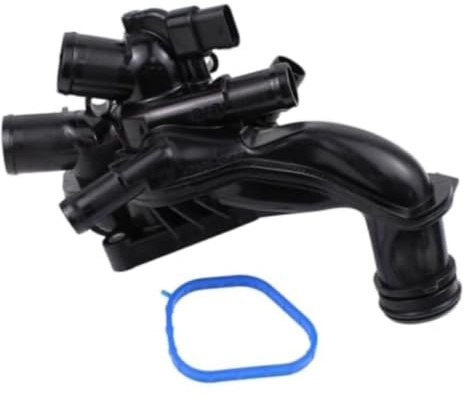 Vectzeta Thermostat Housing with Seal, for Citroen, for Berlingo B9, for C3 C4, for Mk1 Mk2 C5 Mk3 Ds3, for Ds4, for Mini R55 R56 R57, for Peugeot 2008 207 208 3008 308 5008 508, for Partner,
