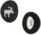 Earbags Ohrenwärmer Fashion, Elch schwarz, S