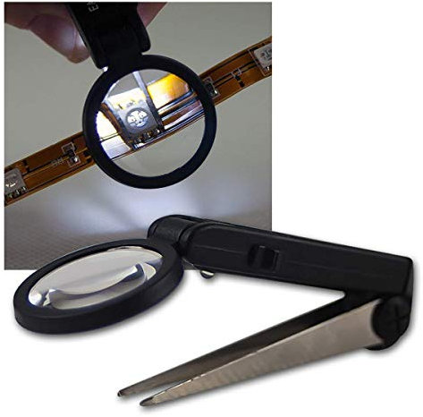 Easy Work Lupenpinzette 25 mm aus Glas, 1 Stück, 262921