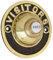 Polished Cast Brass & Black 81mm dia Visitors Bell Push with China Press