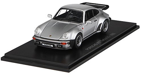 Kyosho Ursprüngliche 1/43 Porsche 911 Turbo 3.3 1988 Silber