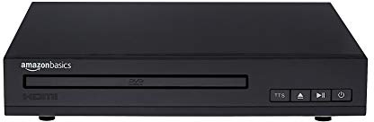 Amazon Basics Mini DVD Player with Text-To-Speech Technology, HDMI, RCA and Remote Control - Black