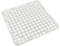 Casa & Casa PVC Sink Mat, Dish Drying Mat for Kitchen Counter, 48 x 32, Sink Drain Mats, Easy Clean Dishwasher, Kitchen Sink Mat for Glassware & Dishes, White