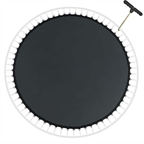 AHDFY Colchoneta Saltar para Cama Elastica Niños Exterior ø 305cm, Repuesto Lona Cama Elastica, Puntada de 8 Hileras, Lona Cama Elastica Colchonetas Elasticas, 305cm 64 Rings For 14cm Spring