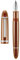 Jinhao X159 Fountain Pen Brown Acrylic Gold Silver Pen, Size #8 Medium Nib Office Pen Calligraphy Writing
