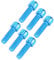 KIMISS Water Bottle Cage Screws M5X16Mm Bike Bolts Titanium Alloy 6Pcs M5X25Mm Titanium Alloy Bike Bottle Bracket Storage Rack Bolt Bicycle sory(Blue) (Blue)