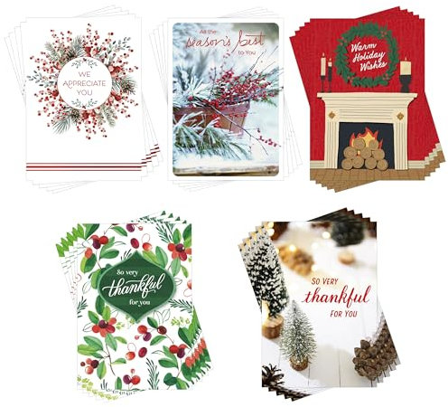 Hallmark Business Weihnachtskarten, sortiert, 25 Stück