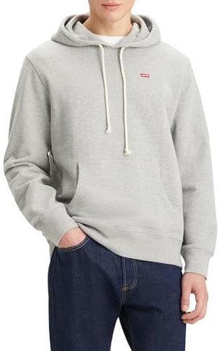 Levi's Men's The Original Hm Hoodie, Mid Tone Grey Heathe, L
