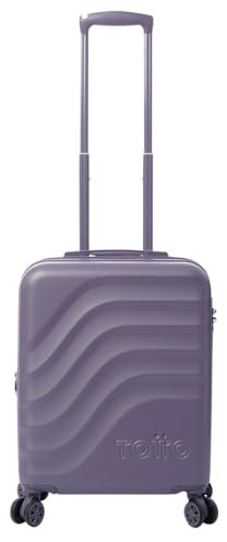 TOTTO - Maleta Trolley Cabina, Modelo Bazy+, 39,5 x 54,5 x 22,5cm, Capacidad 39L, Expandible, Resistente a Impactos, Ruedas 360º, Manija Telescópica, Correas Internas, Candado TSA, Color Montana Grape