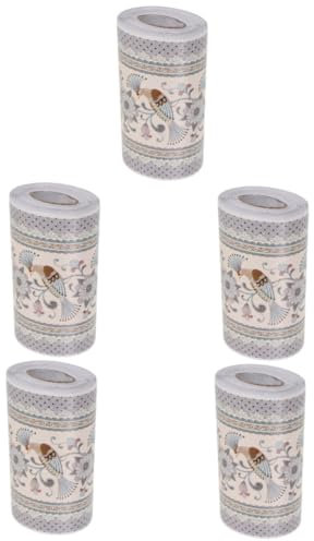 OSALADI 5 Rollos De Zócalo De Azulejos De Baño Pegatina Para Moldura De Esquina Adhesiva Para Utensilios Marco De Espejo Pegatina Para Decoración De Pared Revestimiento