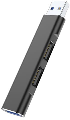 Neoreser Hub USB pour Ordinateur Portable, USB Hub 3.0, Ultra Slim Data Hub USB, 1 port USB 3.0 et 2 ports USB 2.0, Station Adaptateur USB de Port USB Multi USB pour Ordinateur Portable(Noir)