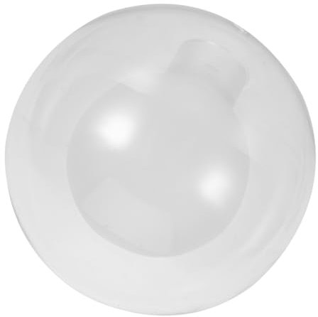 Veemoon Abat-jour En Verre Transparent Pour Lampe G9 - Globe En Verre à Double Couche Design Moderne Pour Appliques Murales 10 Cm De Diamètre