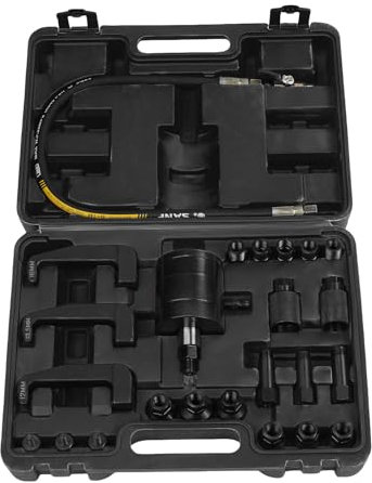 GEARMONSTER 24-TLG Diesel Einspritzdüsen Abzieher mit Injektor-Klaue Pneumatischer Injektor Abzieher mit Adapter Kompatibel mit Bosch Delphi Denso Siemens