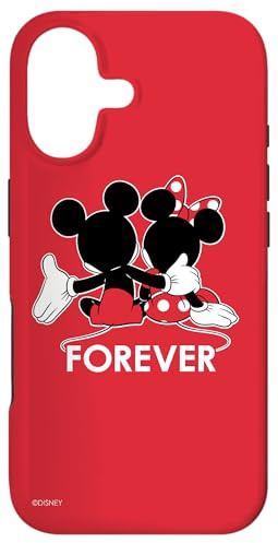 Disney Mickey and Minnie Mouse Silhouettes Forever Red Case for iPhone 17