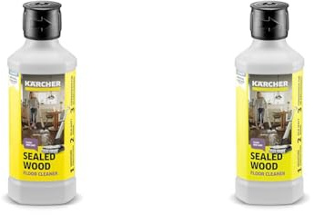Kärcher Bodenreinigung und -Pflege RM 534 für versiegelte Holzböden, mit wirkungsvollem Nässeschutz gegen ein Aufquellen des Bodens, 500ml Konzentrat ergeben verdünnt 40l Reinigungsflüssigkeit