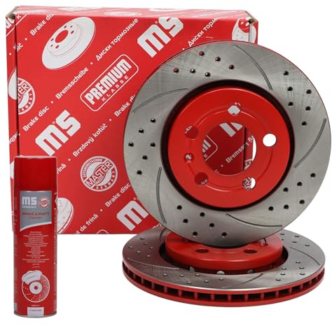 Master-Sport 24012201631SE-SET-MSP 1x Bremsscheiben + 1x Bremsenreiniger hinten für VW GOLF IV; AUDI; SEAT; SKODA