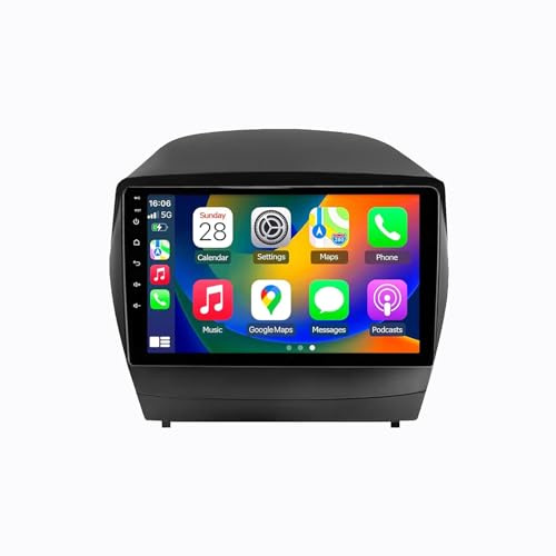 Pantalla Radio para Hyundai IX35 Tucson 2 2009-2015 Android 15 9 Pulgadas Multimedia Pantalla con BT GPS WiFi Radio Backup Camera para, 8 Core 6G+128G