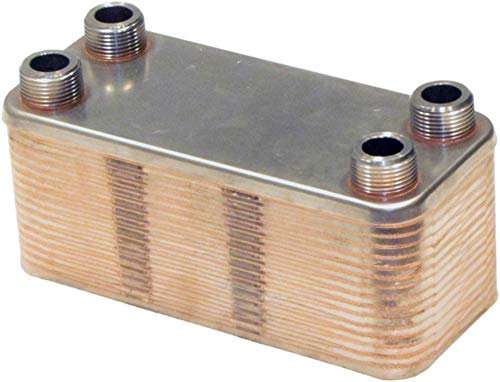 Placa de acero inoxidable, intercambiadores soldados en cobre, elegir tamaño y placas
