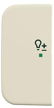 Busch-Jaeger Wippe 1-Fach, Symbol Licht 6234-21-212 weiß Busch-Duro 2000 SI Bussystem-Tastwippe 4011395180679