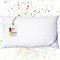 Luxusfeder Kinderkopfkissen 40x60 60% Daunen Klasse I 180g kuschelig weich, Kinderkissen, Made in Germany Öko-Tex