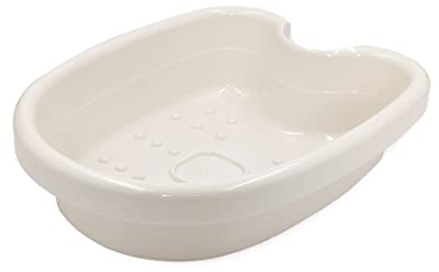 BioEnergiser Fuß-Wanne Oval für Fußpflege Fußbad I Massage-Becken für Fußelektrolyse-Bad I Wanne für Ion Cleanser Fußbad I Schüssel für Ionisches Fuß-Bad I Footspa Bath I Feet-Detox Cleanser