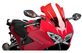 Puig 7598R Z-Racing Windscreen optimised aerodynamics, Red