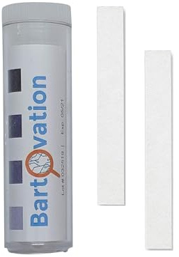 Bartovation Chlorine Sanitizer Paper Test Strips, 10-200 ppm, 100-Pack