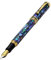 Xezo Natural New Zealand Paua Sea Shell 18-K Gold Plated Fountain Pen with Fine Nib Screw-on Cap (Maestro Sea Shell FPG-1)