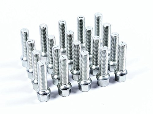 20 Bolzen Radschraube Schraube Kugelbund Kugelkopf M12x1,5-25mm Gewindelänge