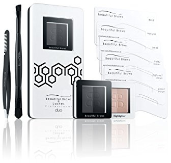 BEAUTIFUL BROWS DUO EYEBROW KIT (Slate- Black)