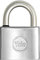 YALE Cadenas Marin en Laiton Y1100030080X, Largeur du Corps 30 mm, Arc Long en Acier Inoxydable de 15 mm, avec Anneau en Caoutchouc et Double système de Fermeture