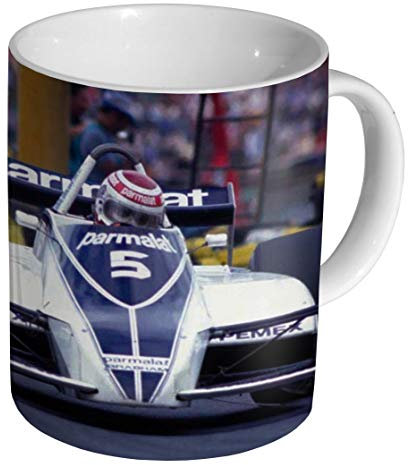 Nelson Piquet Brabham Kaffeetasse aus Keramik
