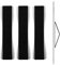 kwmobile 3X Tablet Fingerhalter Griff Halter - Selbstklebende Tablet PC Fingerhalterung kompatibel mit iPad Samsung Sony Tablets - Silber