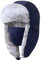 GADIEMKENSD Winter Trapper Hat for Women and Kids Warm Russian Ushanka for Men's Snow Ski Hunting Trooper Hat with Earflap Chin Strap Windproof Mask Faux Fur Aviator Warm Hat Cold Weather Cap Blue L