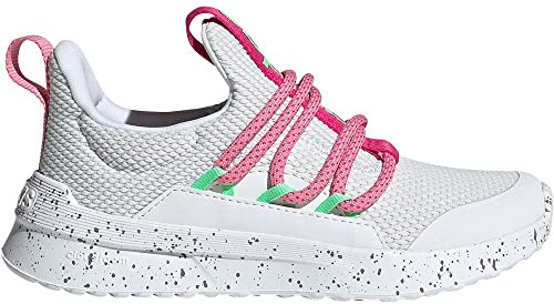 adidas Unisex Kinder Sneaker, FTWR White Grey One Bliss Pink, 36 2/3 EU