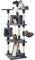 Yaheetech Cat Tree Tall, Multi Level Cat Tower for Indoor Cats, Large Cat Condo Sisal-Covered Scratching Posts Activity Centre Cat Furniture, 200cm, Dark Grey